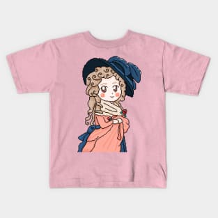 Cute Georgiana Cavendish Duchess of Devonshire Pixel Art Kids T-Shirt